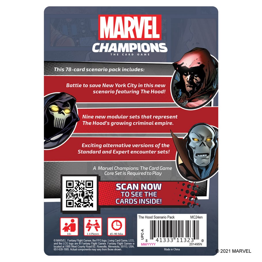 Marvel Champions : The Card Game - The Hood Scenario Pack